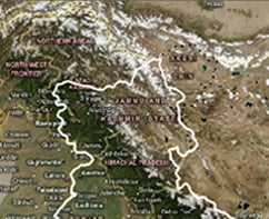 Parts of J & K shown in China and Pak